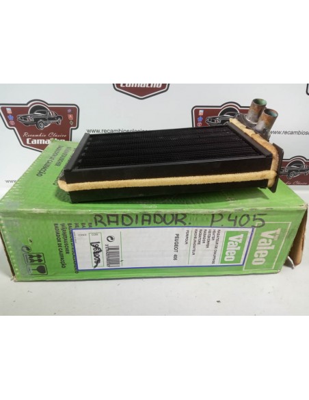 Radiador de calefacción Peugeot 405 (cobre)