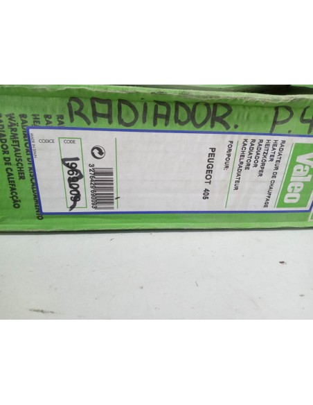 Radiador de calefacción Peugeot 405 (cobre)
