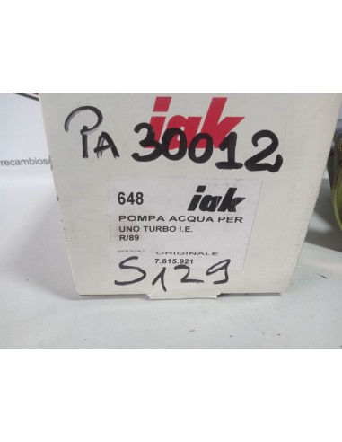 Bomba de agua Fiat Uno Turbo I.E.