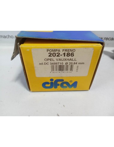 Bomba de freno Opel Kadett E (20,64 mm)