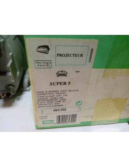 Pareja faro delantero Renault Super 5 (Valeo FE)