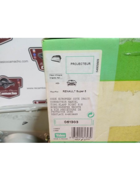 Pareja faro delantero Renault Super 5 (Valeo FE)