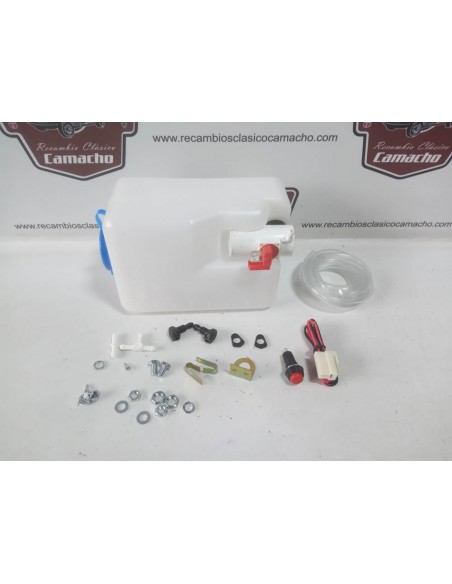 Kit botella limpiaparabrisas con motor ( universal 12 voltios )