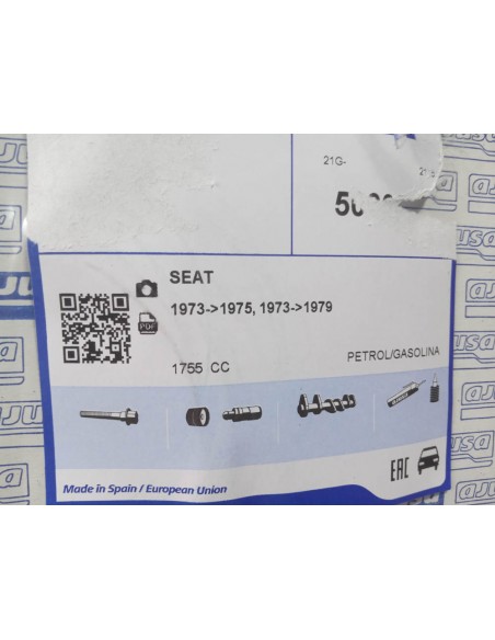 Juego juntas completo Seat 124 Sport y 132 motor 1.800 cc