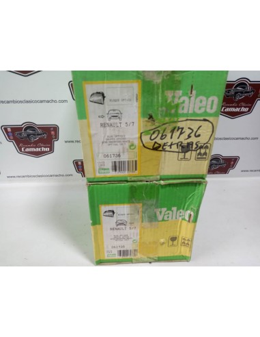 Pareja faro delantero Renault 5 y 7 ( Valeo foco europeo )