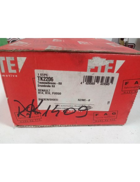 Kit de freno trasero premontado Renault 14 , 18 y Fuego
