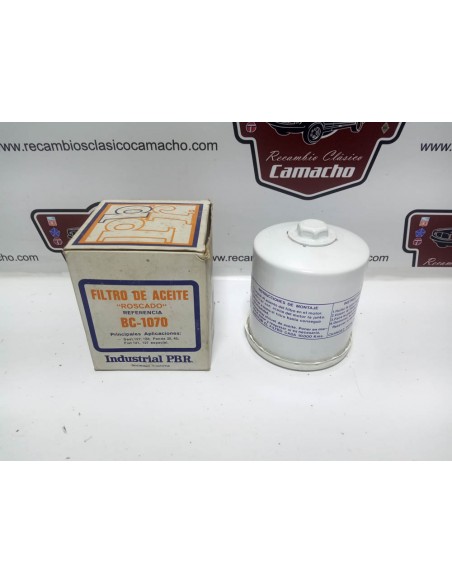 FILTRO DE ACEITE SEAT 127 ,133 y PANDA