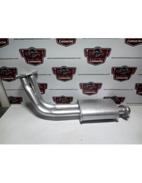 Salida colector con silenciador Seat Ibiza y Málaga inyección