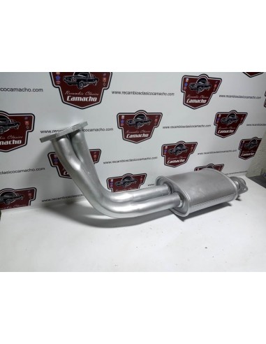 Salida colector con silenciador Seat Ibiza y Málaga inyección