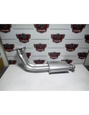 Salida colector con silenciador Seat Ibiza y Málaga inyección