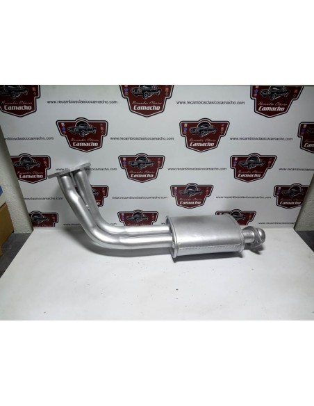 Salida colector con silenciador Seat Ibiza y Málaga inyección