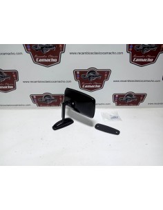 Espejo retrovisor Seat 124 , 1430 , 127 , 128 etc (negro metálico)