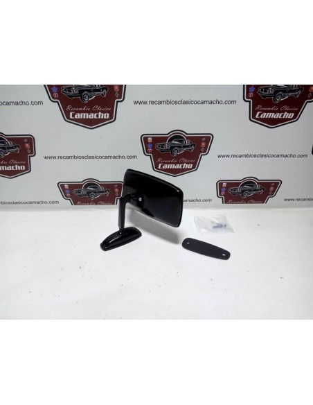 Espejo retrovisor Seat 124 , 1430 , 127 , 128 etc (negro metálico)