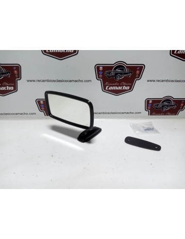 Espejo retrovisor Seat 124 , 1430 , 127 , 128 etc (negro metálico)