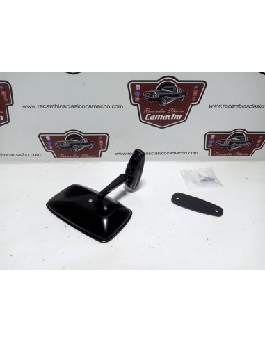 Espejo retrovisor Seat 124 , 1430 , 127 , 128 etc (negro metálico)