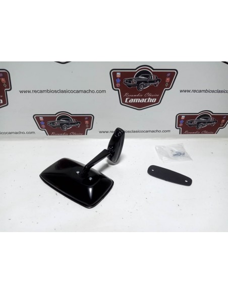 Espejo retrovisor Seat 124 , 1430 , 127 , 128 etc (negro metálico)