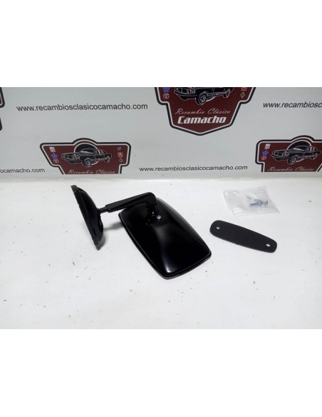 Espejo retrovisor Seat 124 , 1430 , 127 , 128 etc (negro metálico)