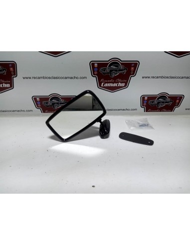 Espejo retrovisor Seat 124 , 1430 , 127 , 128 etc (negro metálico)