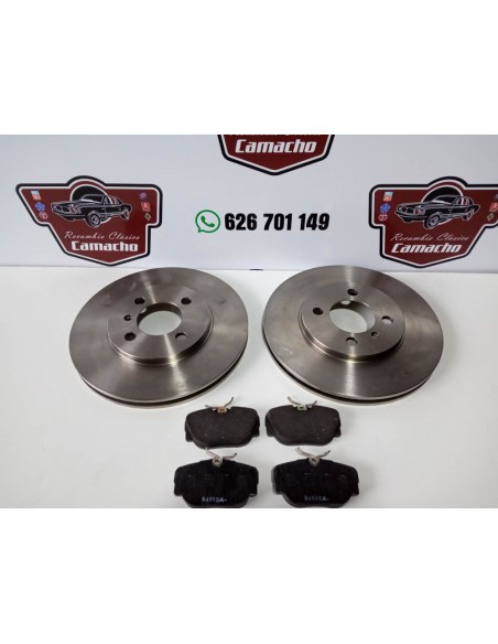 DISCOS DE FRENO DELANTEROS Y PASTILLAS BMW E30