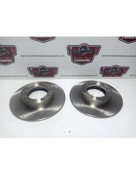 Pareja disco de freno trasero Seat 1500