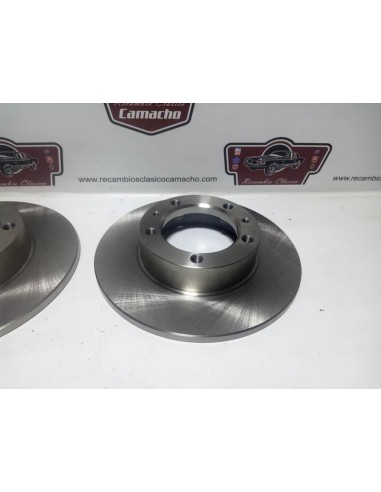 Pareja disco de freno trasero Seat 1500