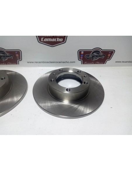 Pareja disco de freno trasero Seat 1500