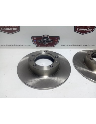 Pareja disco de freno trasero Seat 1500