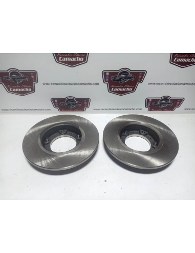 Pareja disco de freno trasero Seat 1500