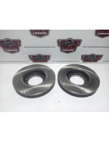 Pareja disco de freno trasero Seat 1500
