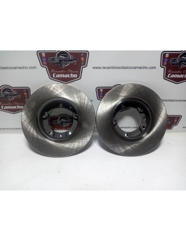 Pareja disco de freno trasero Seat 1500