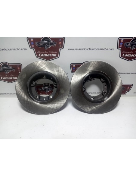 Pareja disco de freno trasero Seat 1500