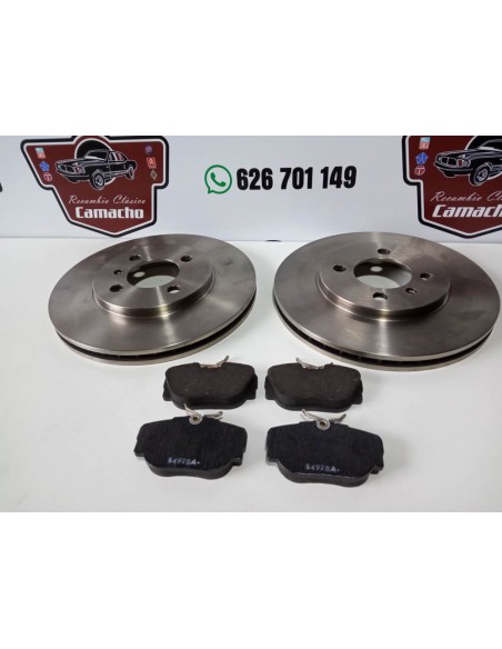 DISCOS DE FRENO DELANTEROS Y PASTILLAS BMW E30
