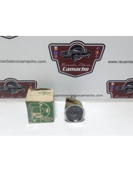 Reloj manómetro presión de aceite 12 kilos AST