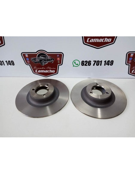 PAREJA DISCO DELANTERO FRENO RENAULT 8 Y 10