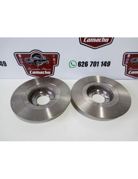 PAREJA DISCO DELANTERO FRENO RENAULT 8 Y 10