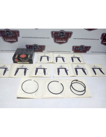 Juego de segmentos STD 84 mm Seat 124, 131 y 132 motor 1.8 y 2.0