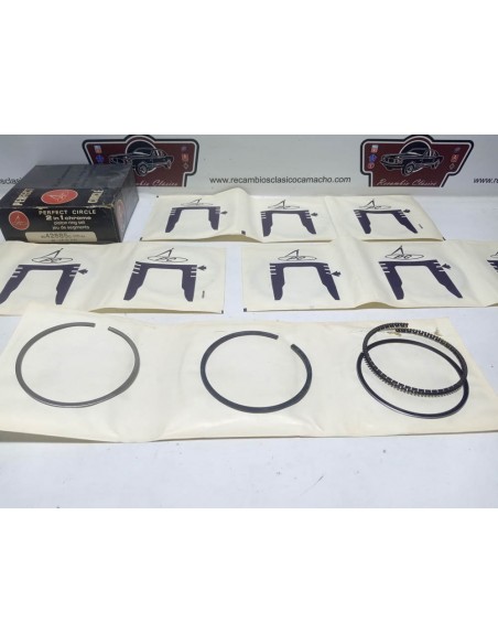 Juego de segmentos STD 84 mm Seat 124, 131 y 132 motor 1.8 y 2.0