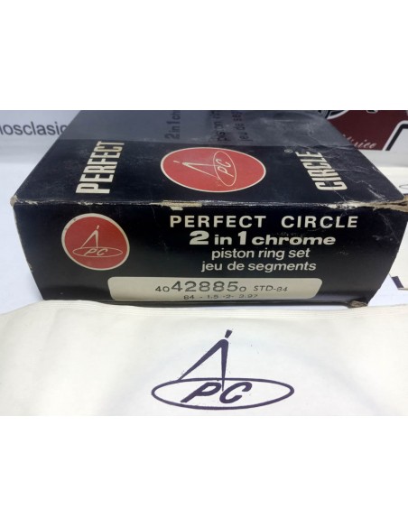 Juego de segmentos STD 84 mm Seat 124, 131 y 132 motor 1.8 y 2.0