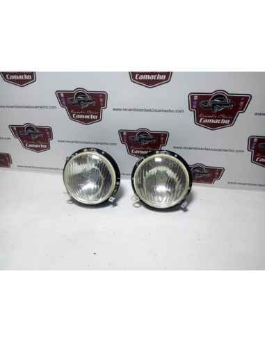 Pareja faros y soportes Simca 1000 Barreiros 1ª serie