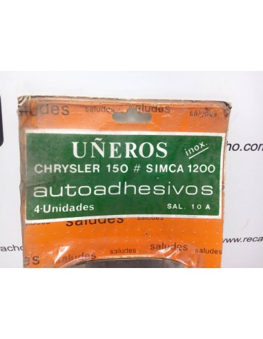 Juego 4 uñeros de puerta Simca 1200 y Talbot Chrysler 150