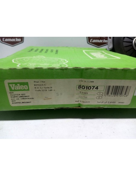 Kit de embrague Renault 21 motor 2.1 Turbo Diesel