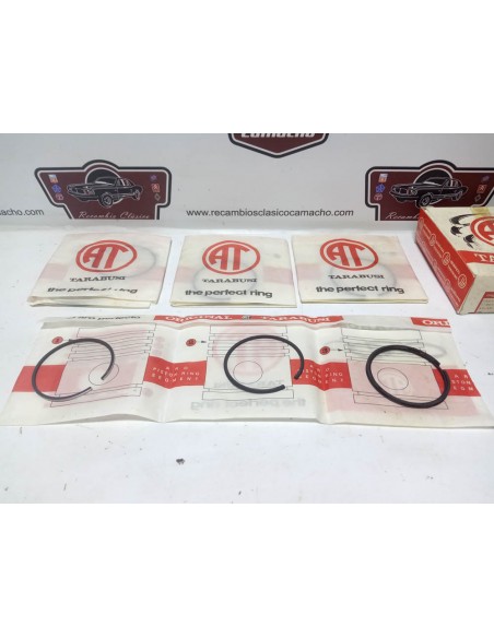 Juego segmentos Seat 600 D , E y L sobremedida 62,40 mm