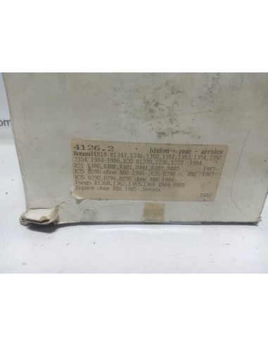 Buje de rueda trasero completo Renault 18 y Fuego (4 tornillos)