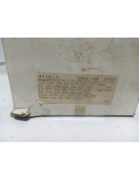 Buje de rueda trasero completo Renault 18 y Fuego (4 tornillos)