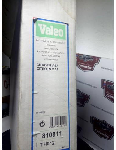 Radiador de motor Citroen Visa 1.6 GTI y C-15 motor 1.7D (Valeo 810811)