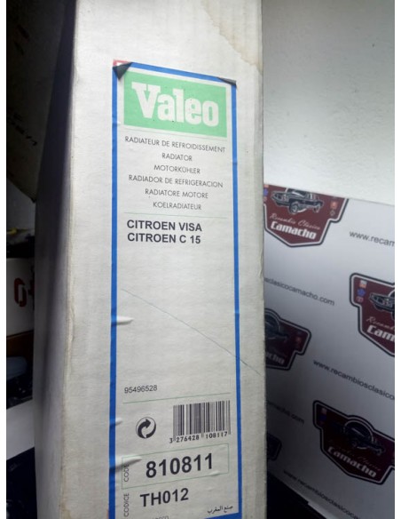 Radiador de motor Citroen Visa 1.6 GTI y C-15 motor 1.7D (Valeo 810811)
