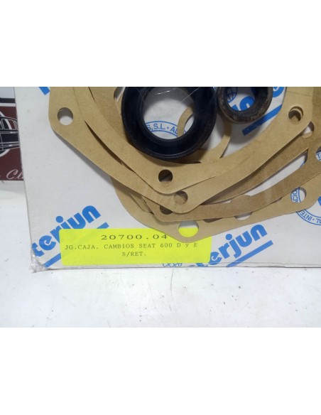 Juntas y retenes caja de cambios Seat 600 D y E
