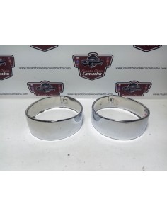 Pareja bisel cerquillo de faro Seat 600 E y L especial 2