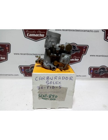 Carburador Solex 30 PIB-5 Seat 600 , 850 y 133