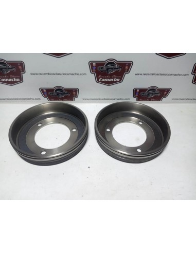 Pareja tambor de freno trasero Renault 8 y 10